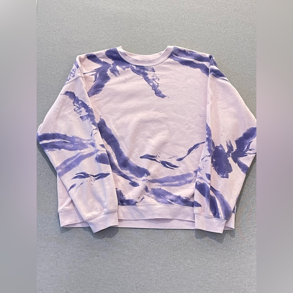 Wild Fable XL Purple‎ Tie Dye Crewneck Sweatshirt